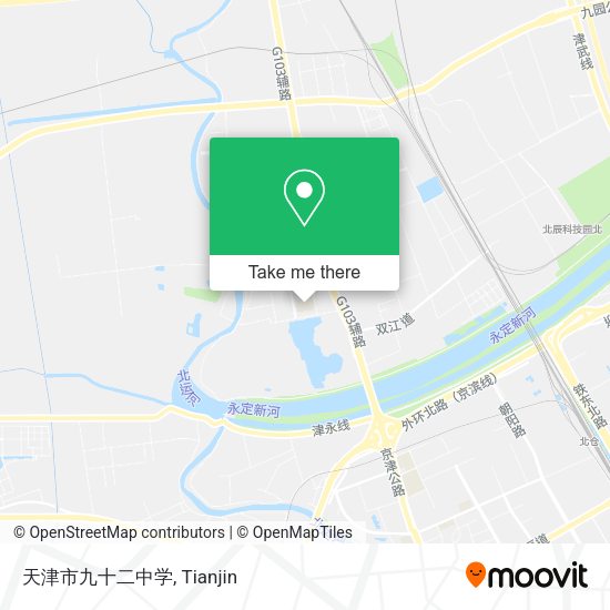 天津市九十二中学 map