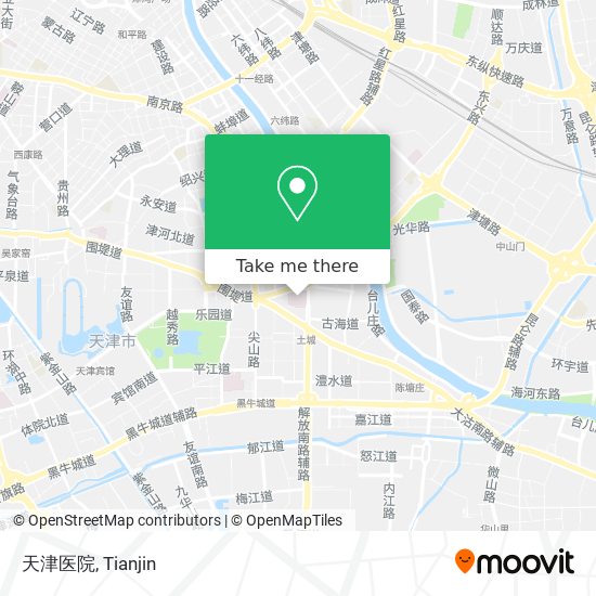 天津医院 map