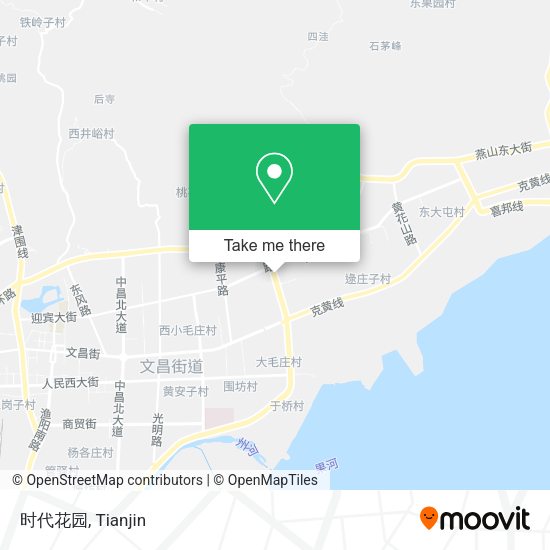 时代花园 map