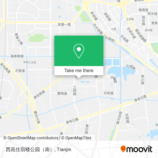 西苑住宿楼公园（南） map