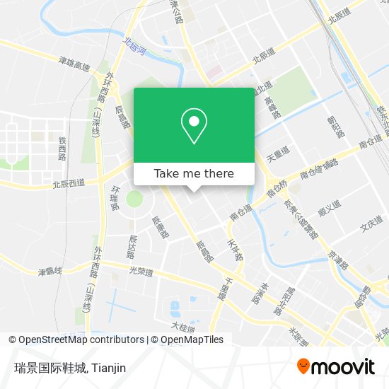 瑞景国际鞋城 map