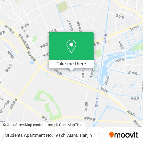 Students Apartment No.19 (Zhiyuan) map