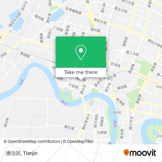 塘沽区 map