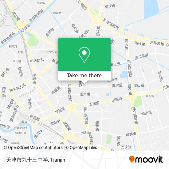 天津市九十三中学 map