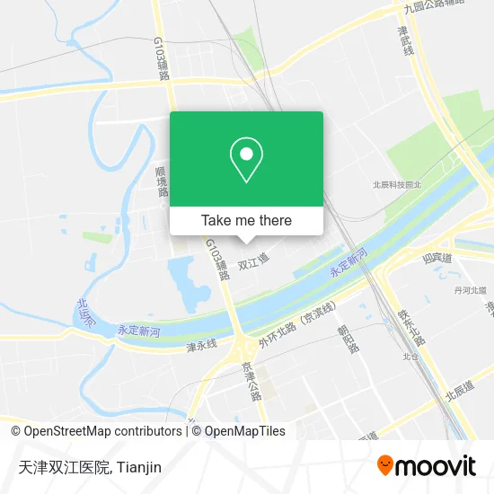 天津双江医院 map
