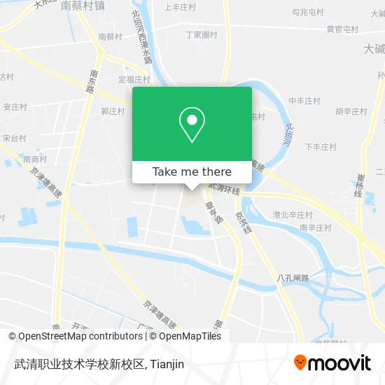 武清职业技术学校新校区 map