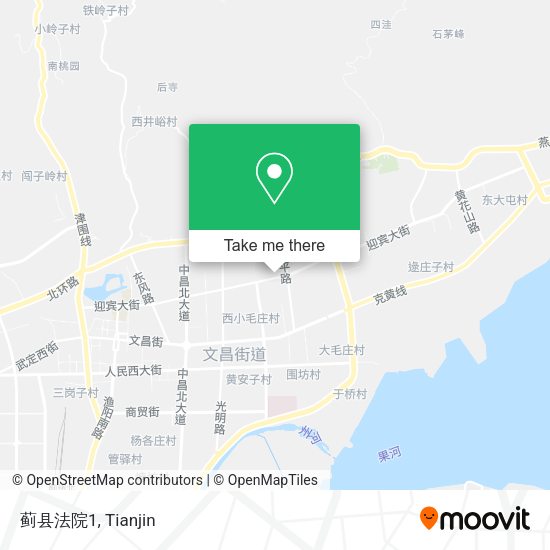 蓟县法院1 map