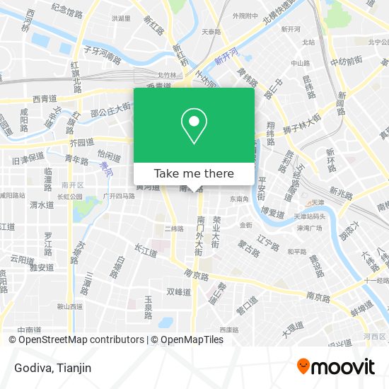 Godiva map