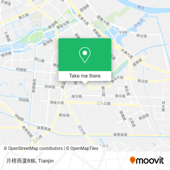 月檀商厦B栋 map