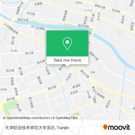 天津职业技术师范大学东区 map
