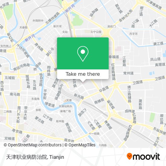 天津职业病防治院 map