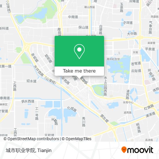 城市职业学院 map