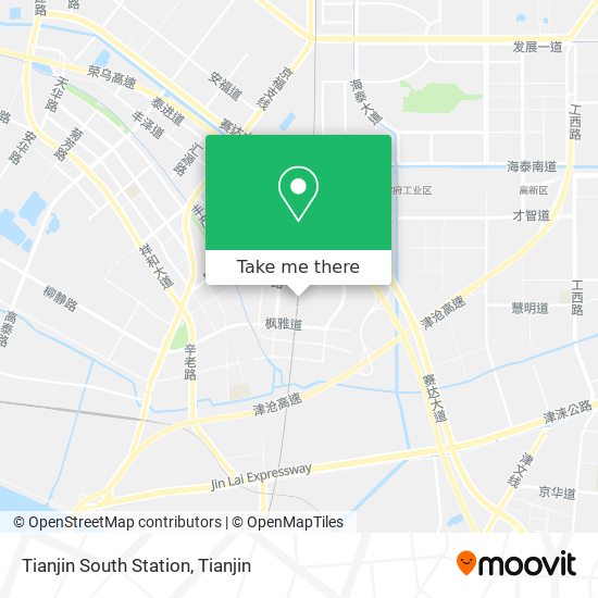 Tianjin South Station map