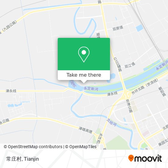 常庄村 map