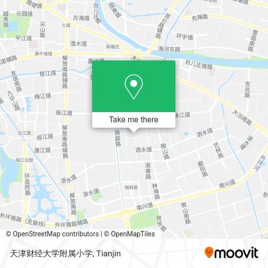 天津财经大学附属小学 map