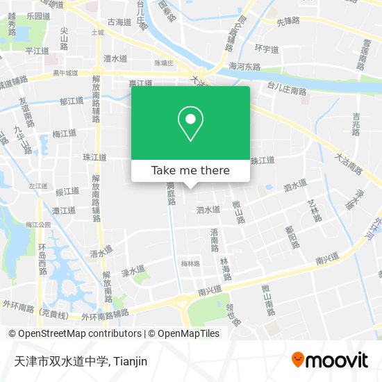 天津市双水道中学 map
