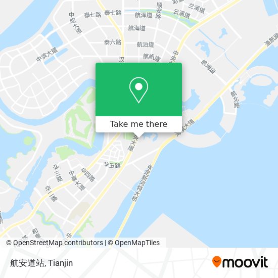 航安道站 map