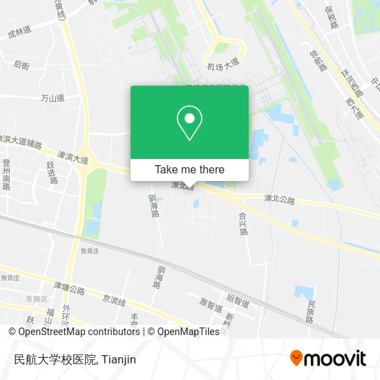 民航大学校医院 map