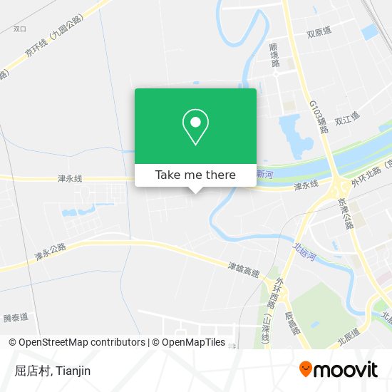 屈店村 map