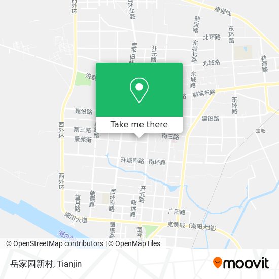 岳家园新村 map