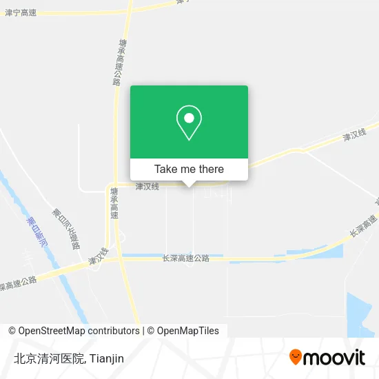 北京清河医院 map