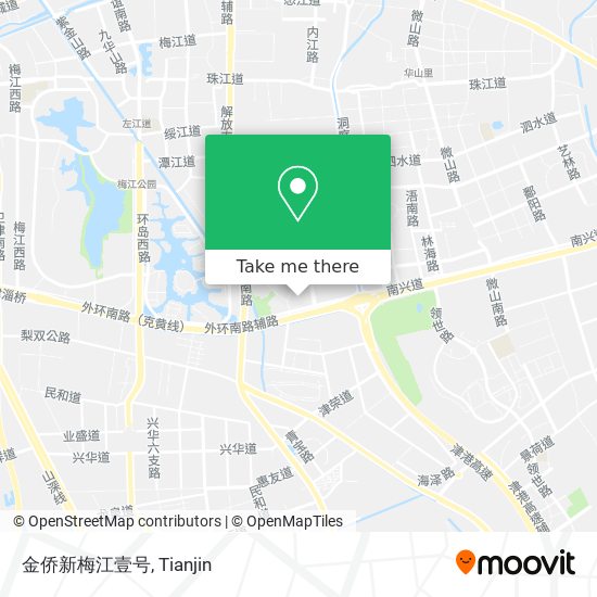 金侨新梅江壹号 map