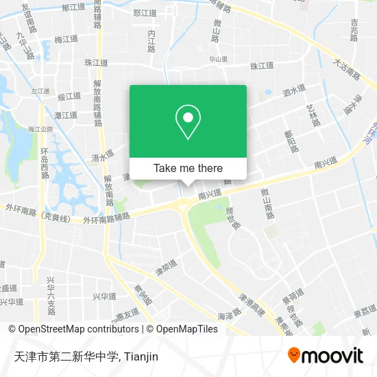 天津市第二新华中学 map