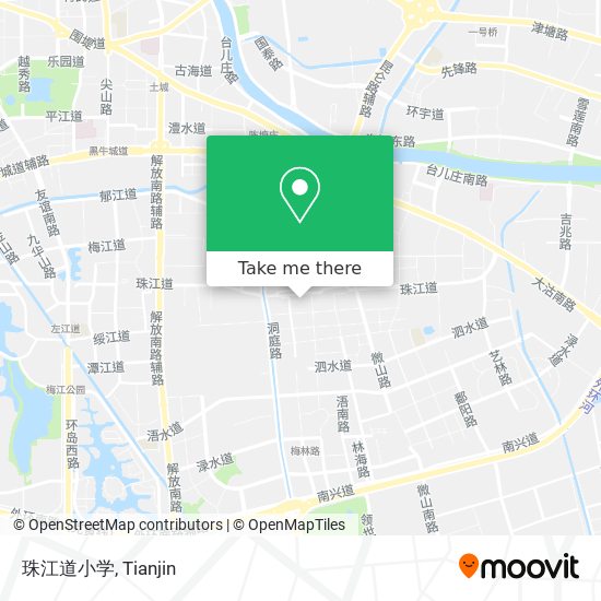 珠江道小学 map