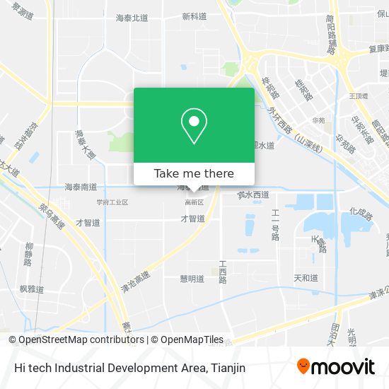 Hi tech Industrial Development Area map