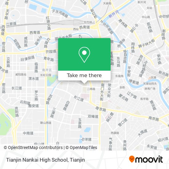 Tianjin Nankai High School map