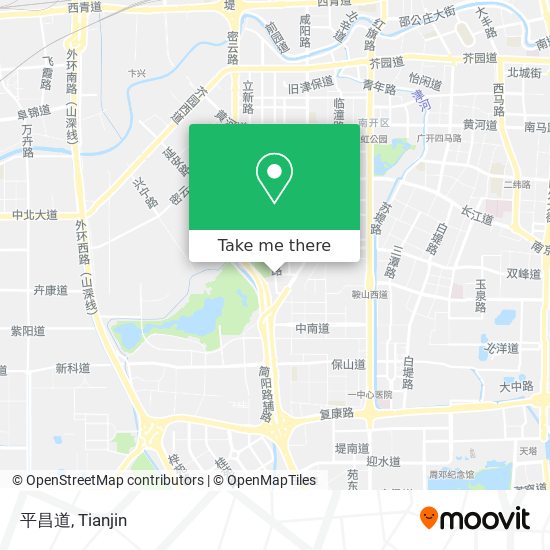 平昌道 map