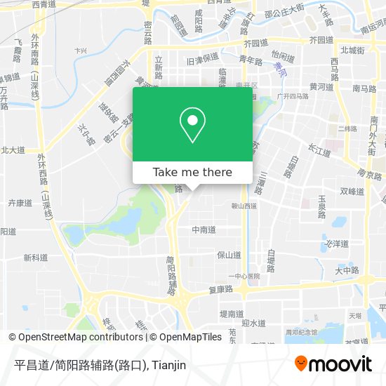 平昌道/简阳路辅路(路口) map