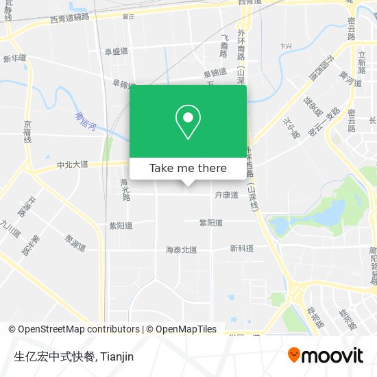 生亿宏中式快餐 map