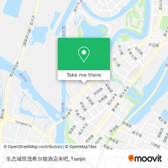 生态城世茂希尔顿酒店央吧 map