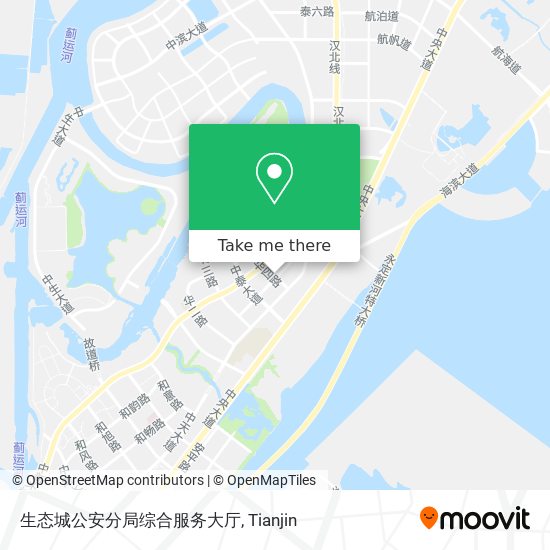 生态城公安分局综合服务大厅 map