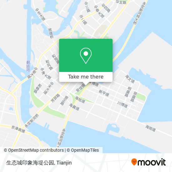 生态城印象海堤公园 map