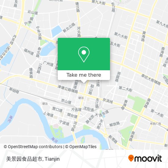 美景园食品超市 map