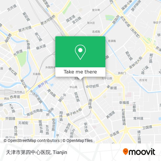 天津市第四中心医院 map