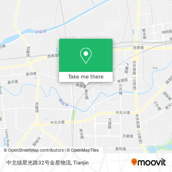 中北镇星光路32号金星物流 map