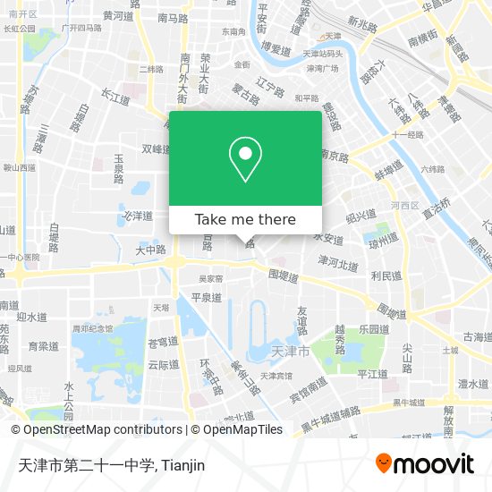 天津市第二十一中学 map