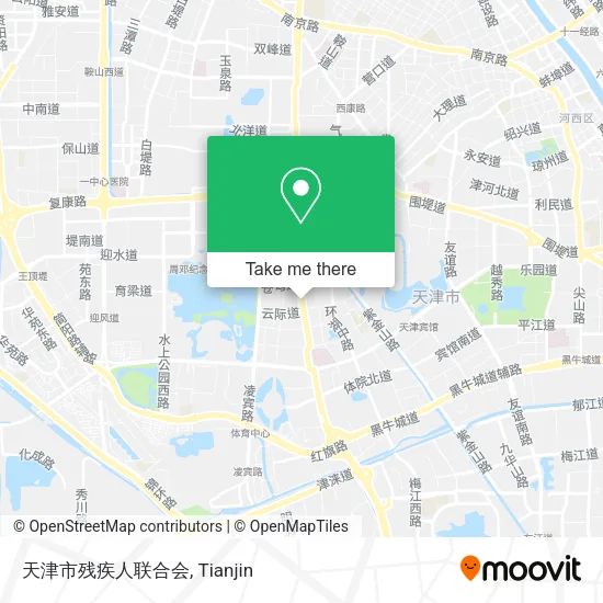 天津市残疾人联合会 map