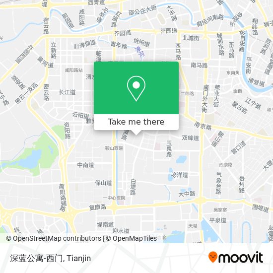 深蓝公寓-西门 map