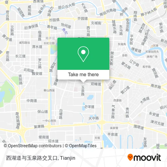 西湖道与玉泉路交叉口 map