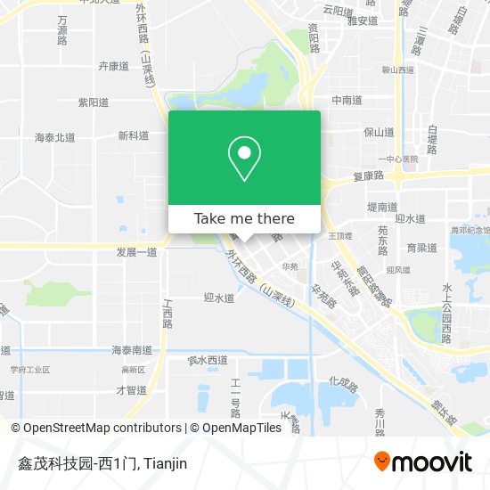 鑫茂科技园-西1门 map