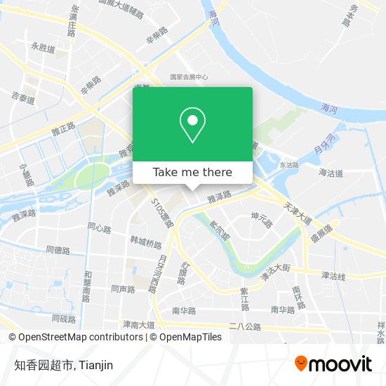 知香园超市 map