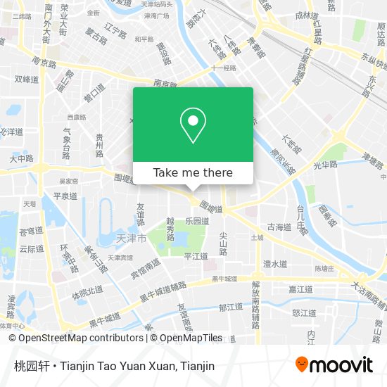 桃园轩 • Tianjin Tao Yuan Xuan map