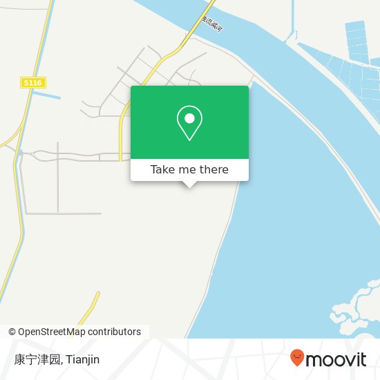 康宁津园 map
