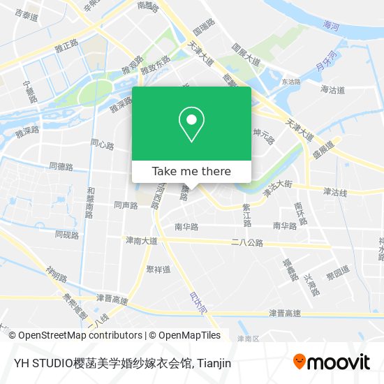 YH STUDIO樱菡美学婚纱嫁衣会馆 map
