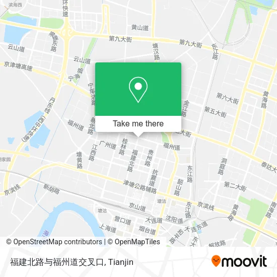 福建北路与福州道交叉口 map