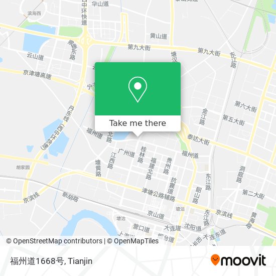 福州道1668号 map